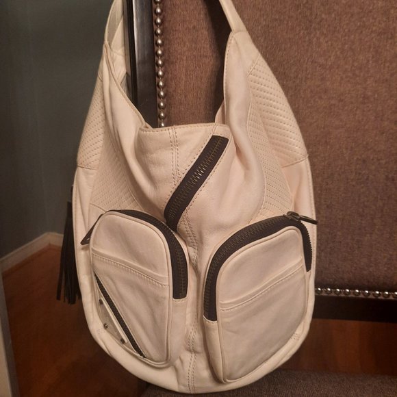 Gwen Stefani L.A.M.B. Crossbody Bag White Leather - Picture 2 of 16